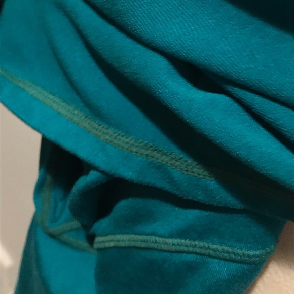 Athleta stretch fleece top L green - Picture 6 of 6